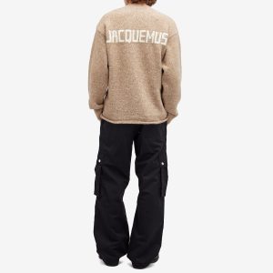 Jacquemus Back Logo Crew Jumper