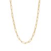 Missoma Classic Mini Short Paperclip Chain Necklace