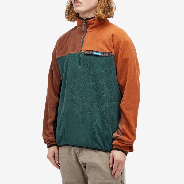 KAVU Winter Throwshirt Half Zip Fleece