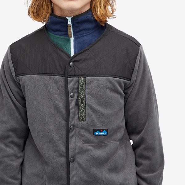 KAVU Brudenell Snap Fleece Cardigan