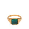 Missoma x Lucy Williams Malachite Signet Ring