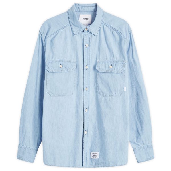 WTAPS 11 Back Print Chambray Shirt