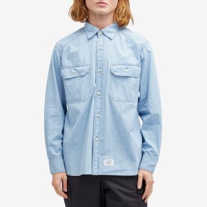 WTAPS 11 Back Print Chambray Shirt