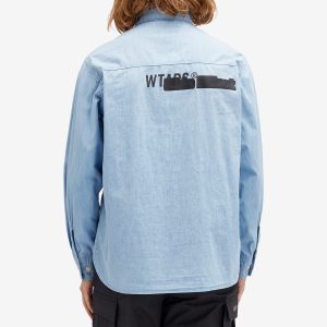 WTAPS 11 Back Print Chambray Shirt