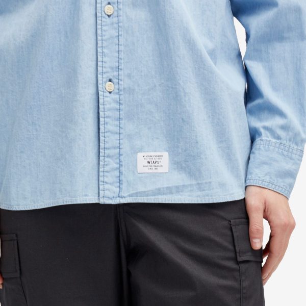 WTAPS 11 Back Print Chambray Shirt