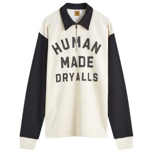 Human Made zip-up l/s t-shirt