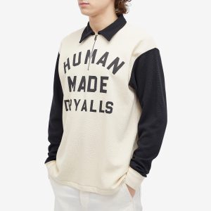 Human Made zip-up l/s t-shirt