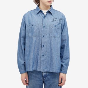 Human Made military chambray shirt