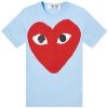 Comme des Garcons Play Red Heart Logo T-Shirt