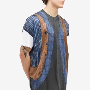 Comme des Garçons Homme Plus Poly Pique Garment Print T-Shir