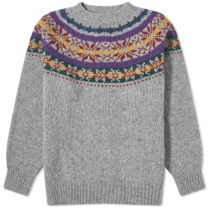 Howlin' Fragments of Light Yoke Crew Knit