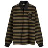 Burberry Shield Logo Stripe Polo