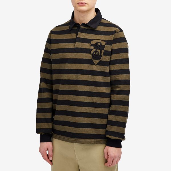 Burberry Shield Logo Stripe Polo