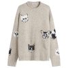 Acne Studios Kuelu Cat Jacquard Jumper