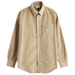 Drôle de Monsieur Logo Corduroy Shirt