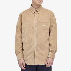 Drôle de Monsieur Logo Corduroy Shirt