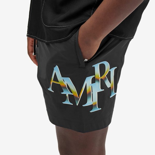 AMIRI Staggered Logo Swim Shorts