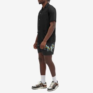 AMIRI Staggered Logo Swim Shorts