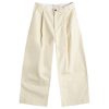 Studio Nicholson Sorte Deep Pleat Volume Twill Pants