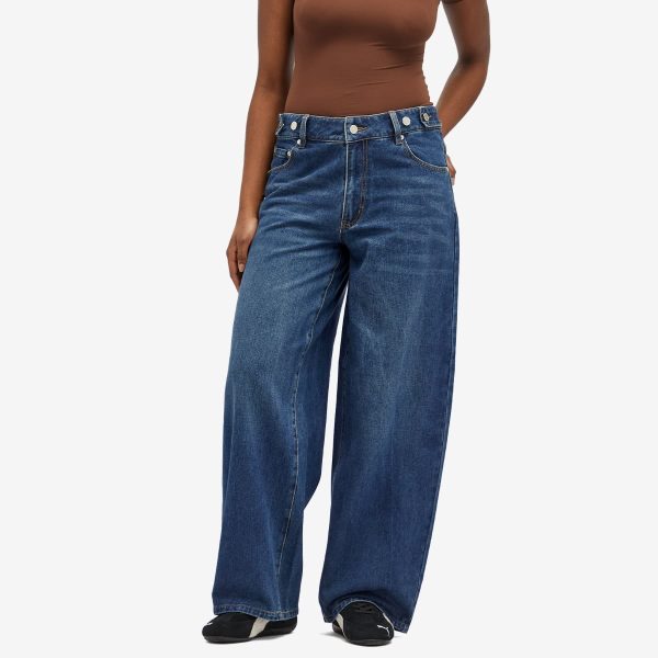 House Of Sunny Wide Leg Denim Jeans