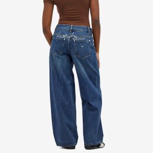 House Of Sunny Wide Leg Denim Jeans