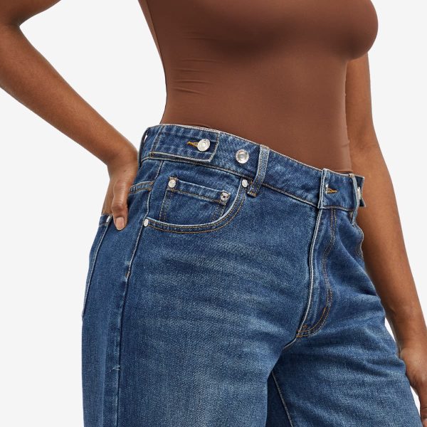 House Of Sunny Wide Leg Denim Jeans