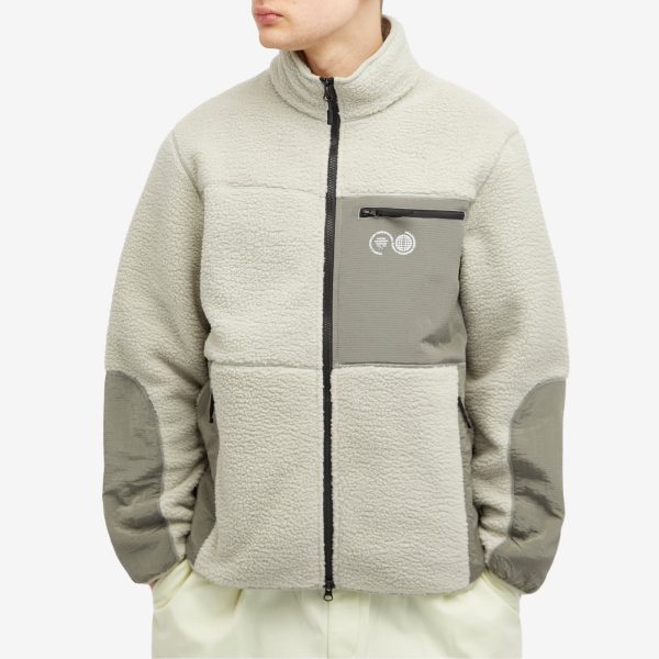 Purple Mountain Observatory Borg Panel Fleece Jacket