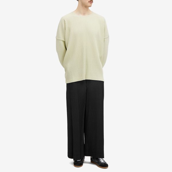 Homme Plissé Issey Miyake Pleated Long Sleeve T-Shirt