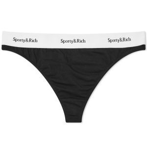 Sporty & Rich Serif Logo Thong