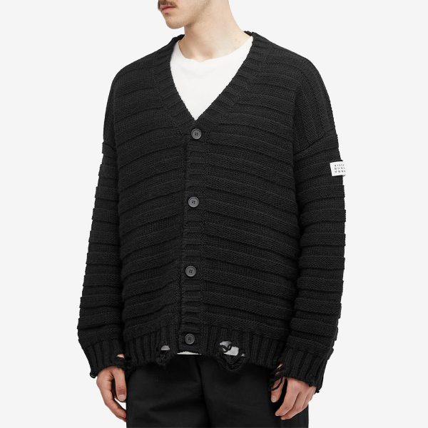 MM6 Maison Margiela Horizontal Rib Cardigan