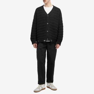 MM6 Maison Margiela Horizontal Rib Cardigan