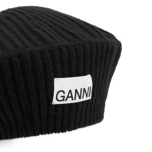 Ganni Structured Rib Beret