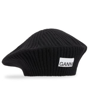 Ganni Structured Rib Beret