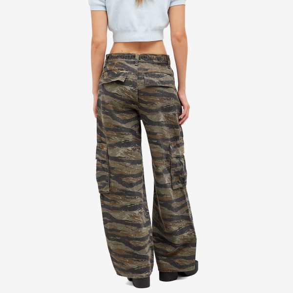 Alexander Wang Camo Bagged Out Combat Pocket Jeans