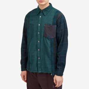 Needles 7 Cuts Over Dye Flannel Shirt