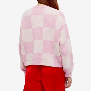 Stine Goya Ash Checkerboard Cardigan