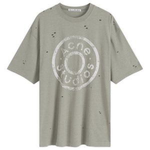 Acne Studios Exford Button Logo T-Shirt