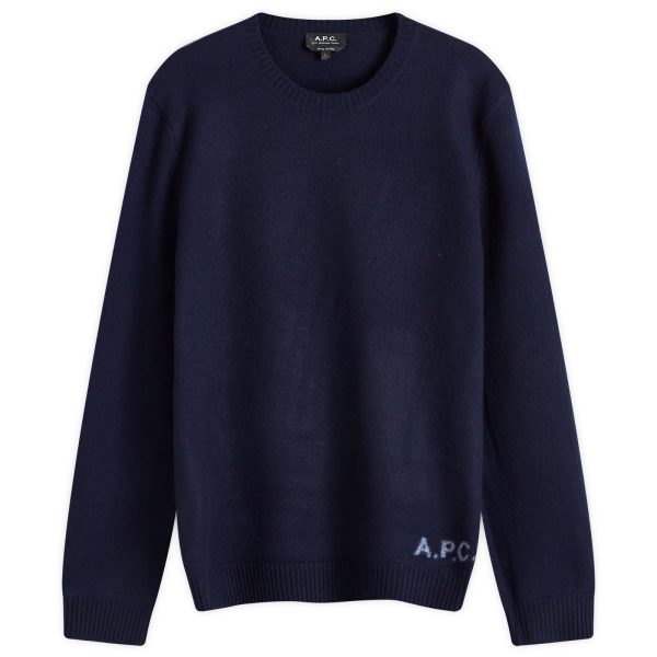 A.P.C. Edward Intarsia Knit Sweatshirt