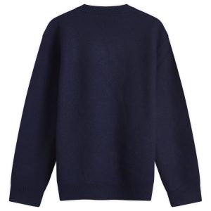 A.P.C. Joshua Collegiate Logo Knit Sweatshirt