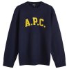 A.P.C. Joshua Collegiate Logo Knit Sweatshirt