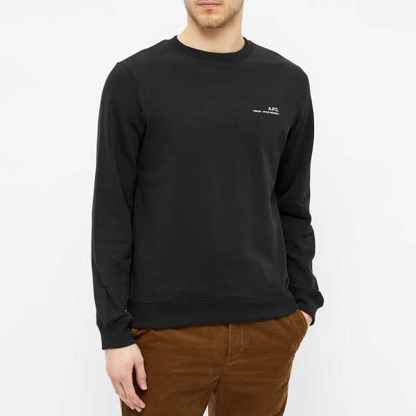 A.P.C. Item Logo Crew Sweat