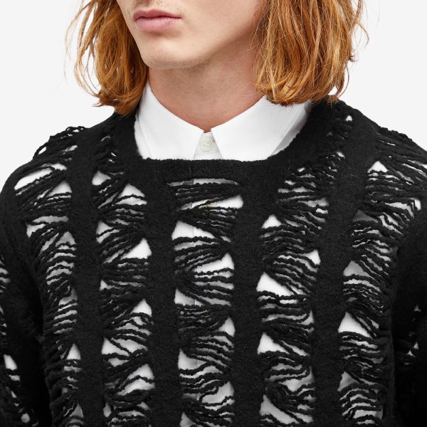 Comme des Garçons Homme Plus Splash Pattern Knit