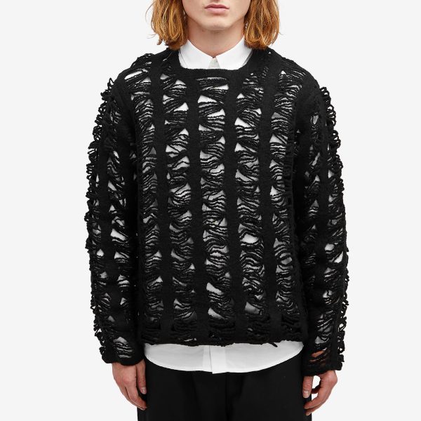 Comme des Garçons Homme Plus Splash Pattern Knit