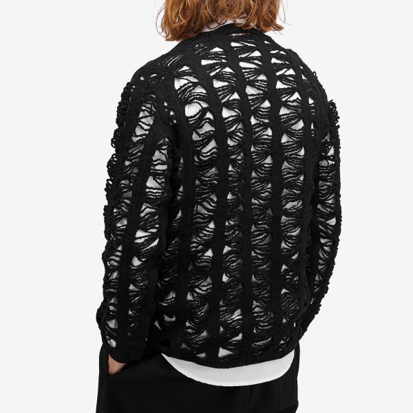 Comme des Garçons Homme Plus Splash Pattern Knit