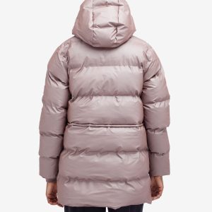 Rains Alta Long String Puffer Jacket