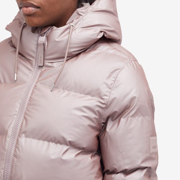 Rains Alta Long String Puffer Jacket