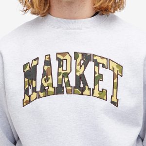 Market Duck Camo Arc Crew Sweatshirt