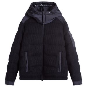 Moncler Lagdei Bonded Waffle Knit Jacket