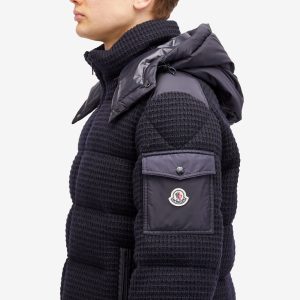 Moncler Lagdei Bonded Waffle Knit Jacket