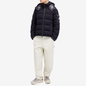 Moncler Lagdei Bonded Waffle Knit Jacket